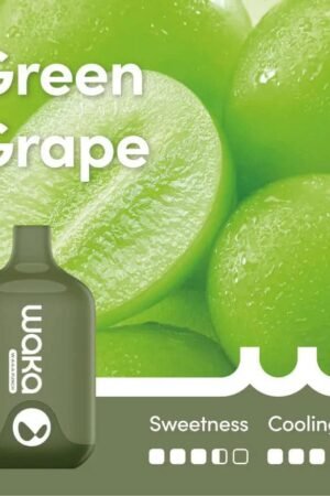 Waka Smash 6000 Puffs Disposable Vape Green Grape New
